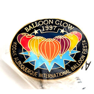 1997 Balloon Glow Albuquerque Int'l Balloon Fiesta Enamel Pin Hot Air Balloons